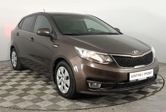 Kia Rio III Рестайлинг с пробегом 2016 года, цена 1 240 000 рублей, 106865 км, хэтчбек, Автокод Объявления