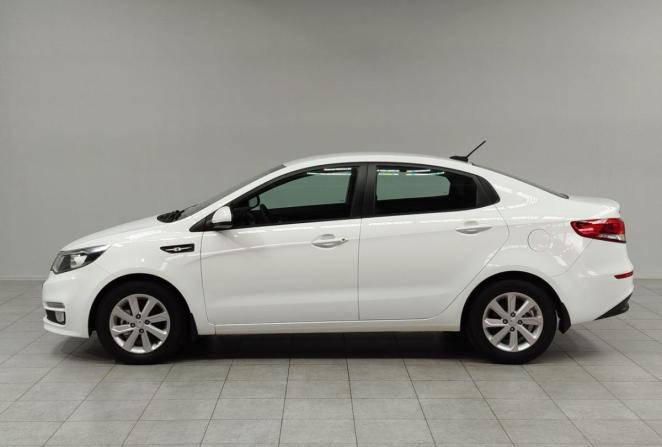 Kia Rio III Рестайлинг с пробегом 2017 года, цена 1 215 000 рублей, 93271 км, седан, Автокод Объявления