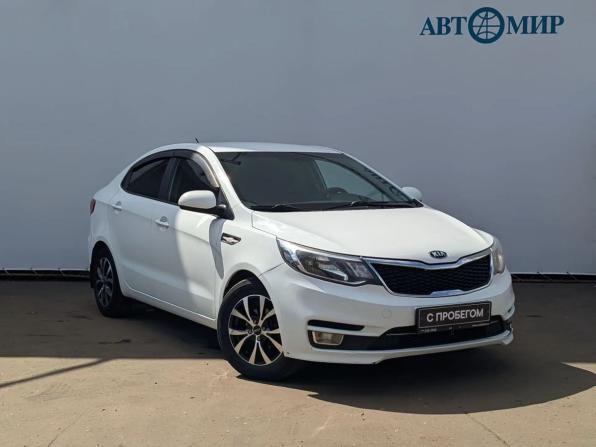 Kia Rio III Рестайлинг с пробегом 2016 года, цена 879 000 рублей, 124718 км, седан, Автокод Объявления