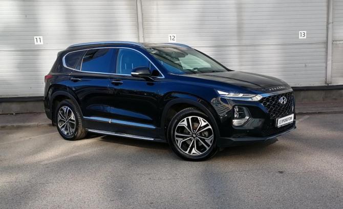 Hyundai Santa Fe IV с пробегом 2018 года, цена 2 879 000 рублей, 124004 км, внедорожник, Автокод Объявления