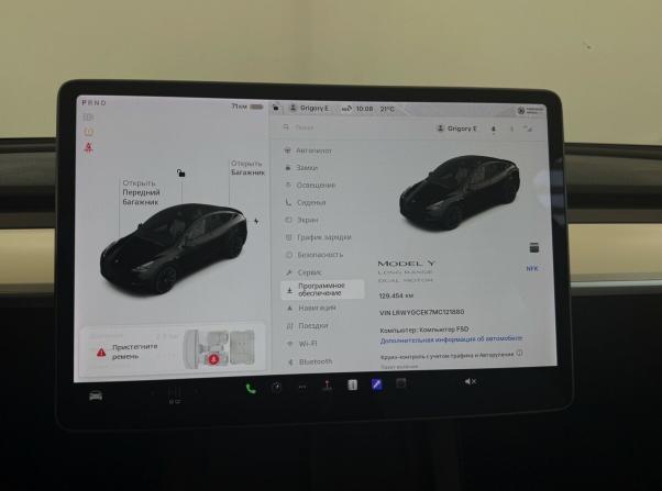Tesla Model Y I с пробегом 2021 года, цена 4 000 000 рублей, 129450 км, внедорожник, Автокод Объявления