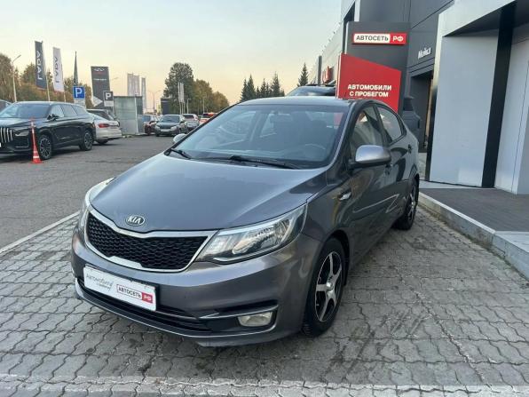 Kia Rio III Рестайлинг с пробегом 2016 года, цена 985 950 рублей, 170734 км, седан, Автокод Объявления