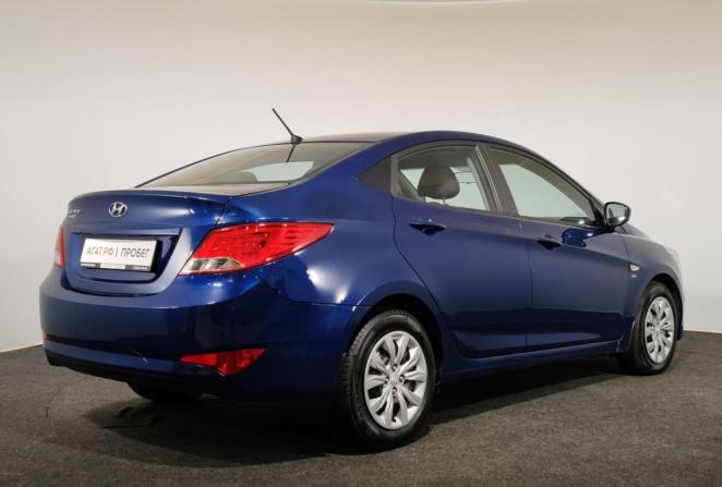 Hyundai Solaris I Рестайлинг с пробегом 2016 года, цена 1 200 000 рублей, 123833 км, седан, Автокод Объявления