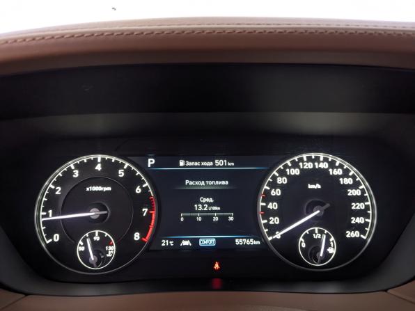 Genesis G90 I Рестайлинг с пробегом 2022 года, цена 5 990 000 рублей, 55762 км, седан, Автокод Объявления